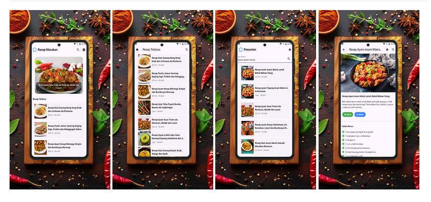 Resep Masakan - Flutter