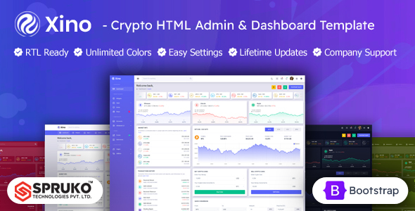 Xino - Cryptocurrency Admin Dashboard HTML