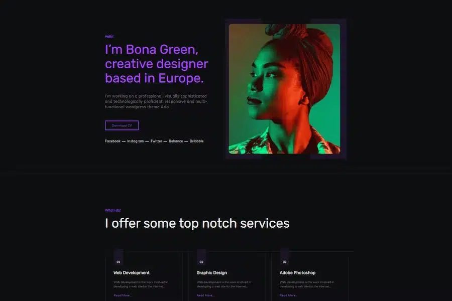 Awilo - Creative Portfolio Template